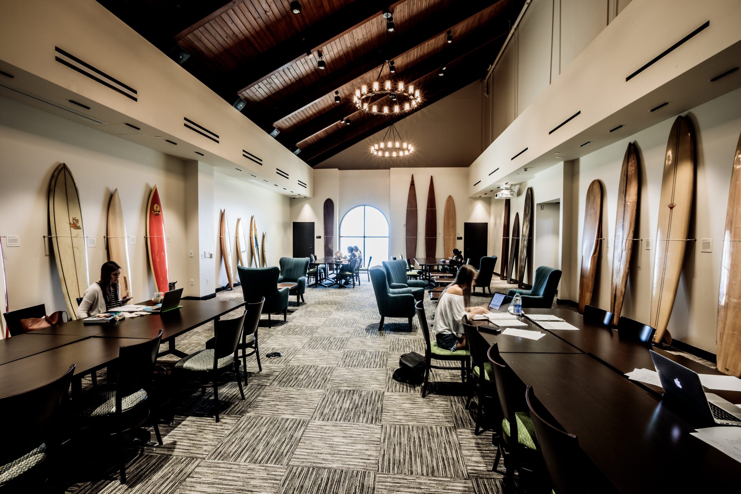 Pepperdine Surfboard Room