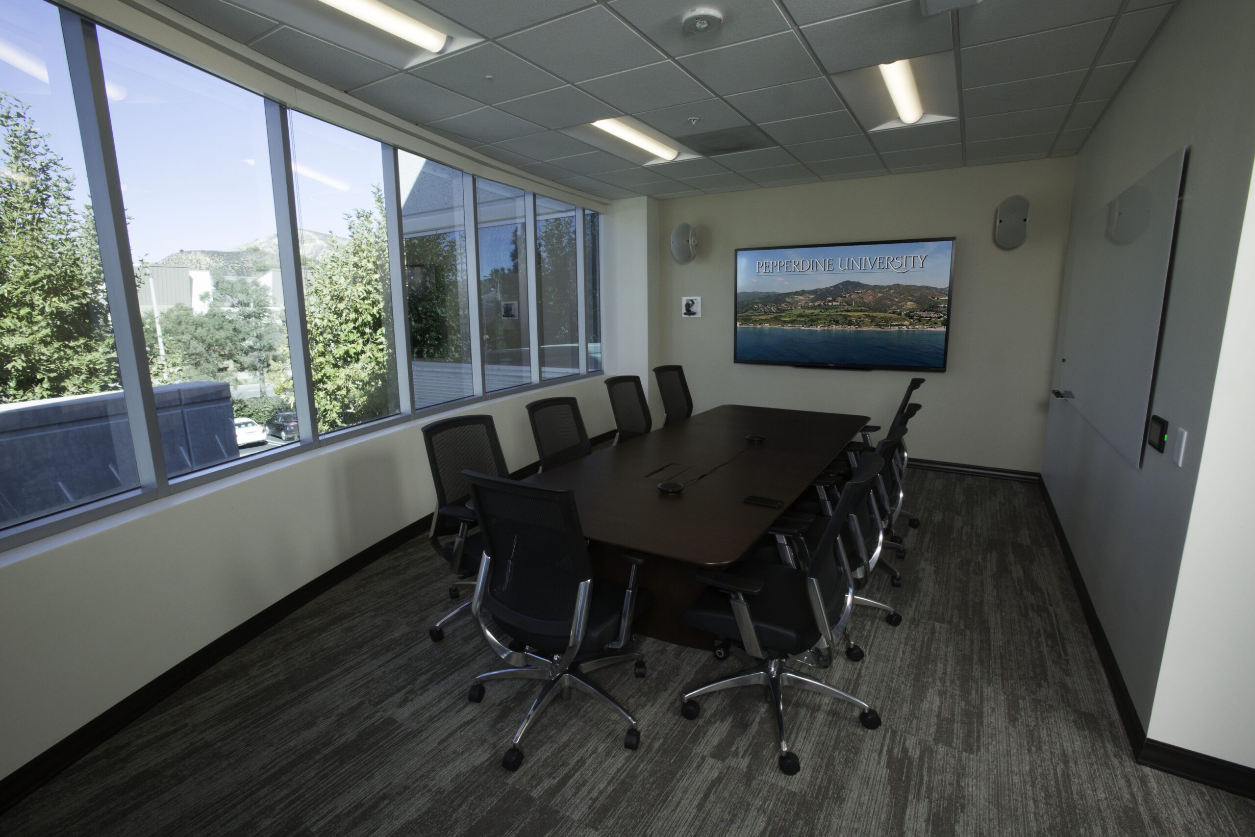 Sharp 90" displays provide great viewing quality in smaller meeting rooms.